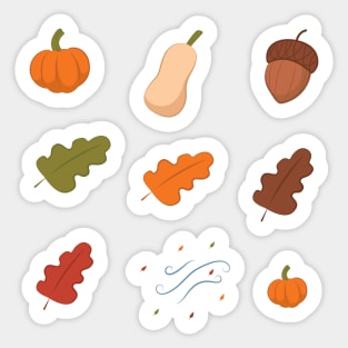 Autumn Botanicals Sticker